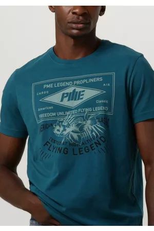 PME Legend Heren Poloshirts - T-shirt Short Sleeve R-Neck Single Jersey LW Play Heren