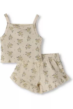 Quincy Mae Baby Rompertjes - Evie Tank AND Shortie Set Baby