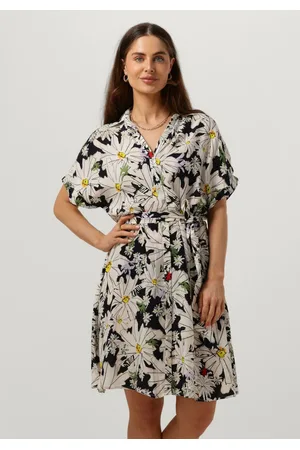 POM Amsterdam Dames Kleedjes Dress 7301 - - Maat 34
