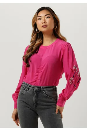 Scotch&Soda Dames Blouses Ruched Waist Blouse With Extended Shoulder - - Maat 34