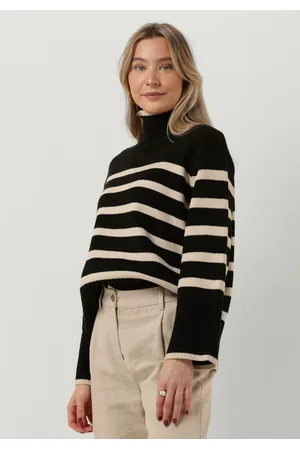 Neo Noir Dames Truien & Vesten Fanning Stripe Knit Blouse - - Maat 34