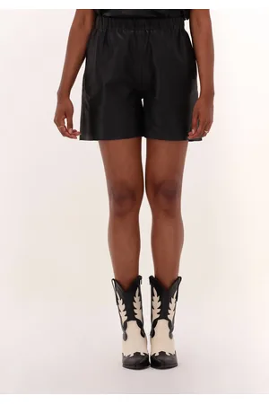 Notes Du Nord Dames Broeken Debbie Leather Short - - Maat 36