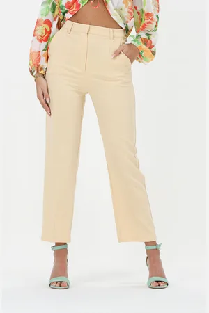 NA-KD Dames Broeken Cropped Suit Pants - - Maat 34