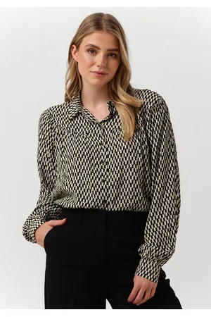 Minus Dames Blouses Lasina Shirt 1 - - Maat 34