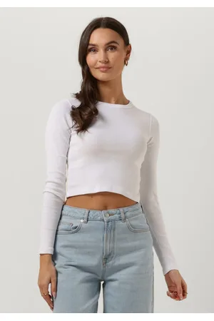 Envii Dames Tops & T-shirts Enally Ls Crop Tee 5314 - - Maat XL