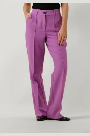 Washed Two Tone Ribbed Flared Pants