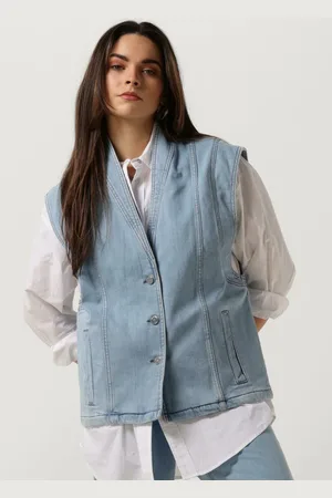 ANOTHER LABEL Dames Blazers Unni Denim Vest - - Maat S