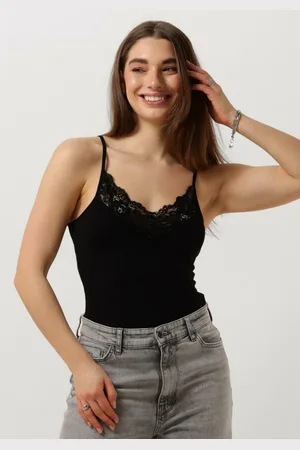 Jansen Amsterdam Dames Tops & T-shirts V306 Singlet - - Maat XL