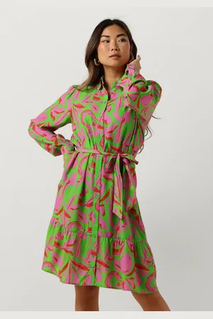 POM Amsterdam Dames Kleedjes Afrque Dress - - Maat 34