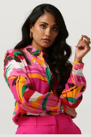 POM Amsterdam Dames Blouses Milly Cape Town Blouse - - Maat 34