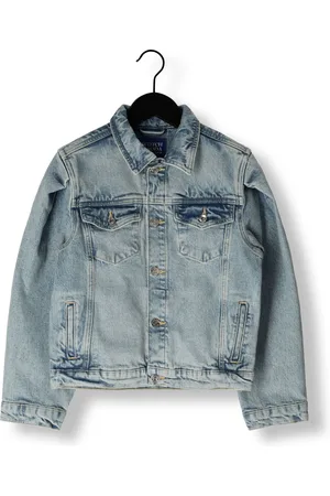 Scotch&Soda Meisjes Jassen Trucker Jacket With Puff Sleeves - - Maat 104