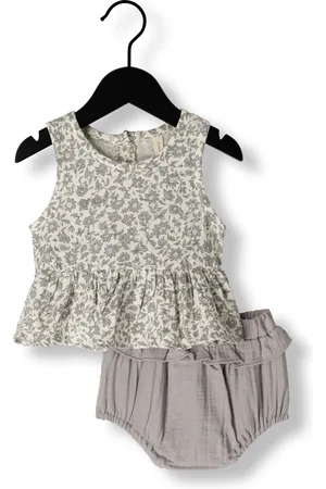 Quincy Mae Baby Boxpakken Sleeveless Peplum Set French Garden - - Maat 68/80