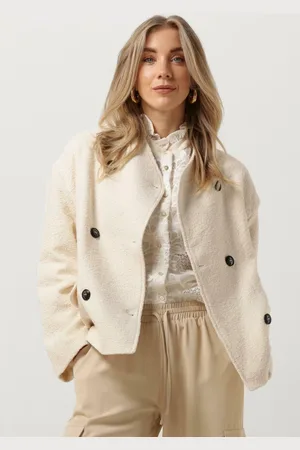 Ruby Tuesday Dames Jassen Maya Long Double Breasted Coat - - Maat 36