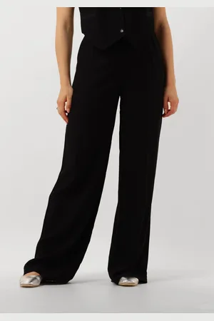 Alix the label Dames Broeken Ladies Woven Stripy Wide Leg Pants - - Maat XS