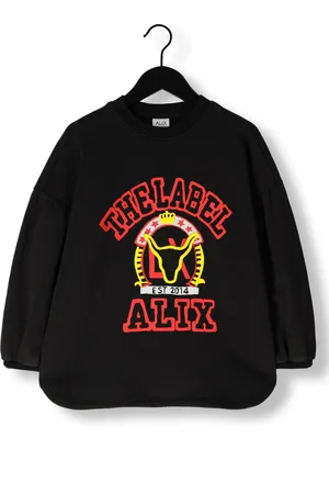 Alix the label Meisjes Kleedjes Varsity Sweat Dress - - Maat 122/128