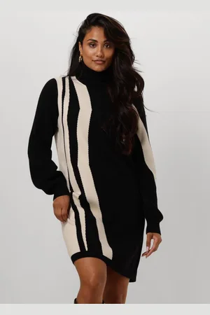 Object Dames Kleedjes Objray L/s Knit Rollneck Dress - - Maat XS