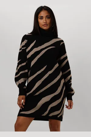 Object Dames Kleedjes Objray L/s Knit Rollneck Dress - - Maat S