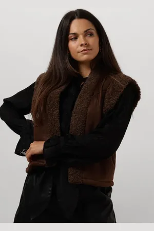 POM Amsterdam Dames Blazers Gilet - Lammy Brown - - Maat 38