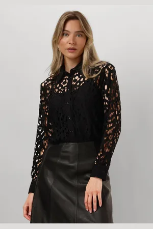 Vanilia Dames Blouses Lace Tunic Blouse - - Maat XL