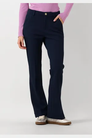 POM Amsterdam Dames Broeken Pants - Liv Eternal Blue - - Maat 36