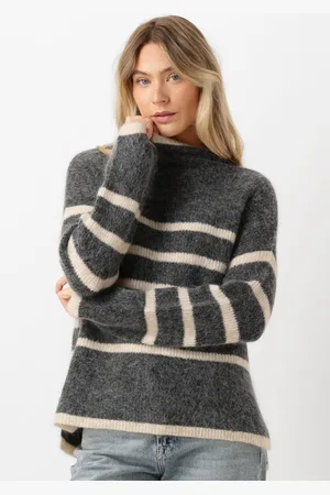 Second Female Dames Truien & Vesten Ovalis Knit T-neck - - Maat XS