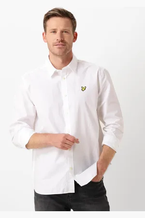 Lyle & Scott Heren Hemden Long Sleeve Poplin - - Maat XL