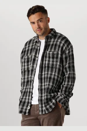 Anerkjendt Heren Overshirts Aklouis Structure Check Shirt - - Maat XXL