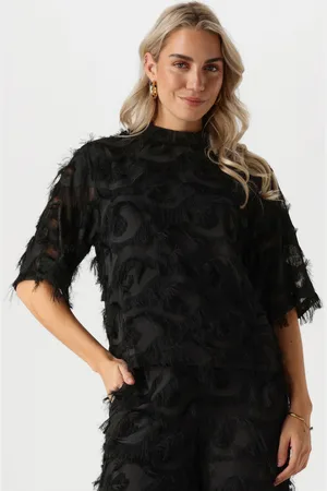 Minus Dames Tops & T-shirts Msmaica High Neck Blouse - - Maat 34