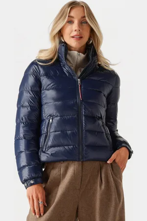 Tommy Hilfiger Dames Jassen Lw Down Feminine Gloss Jacket - - Maat XS