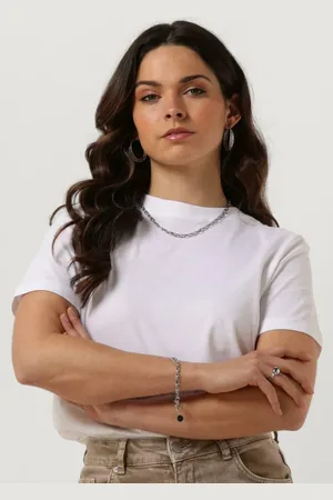 SELECTED Dames Tops & T-shirts Slfmyessential Ss O-neck Tee - - Maat XL