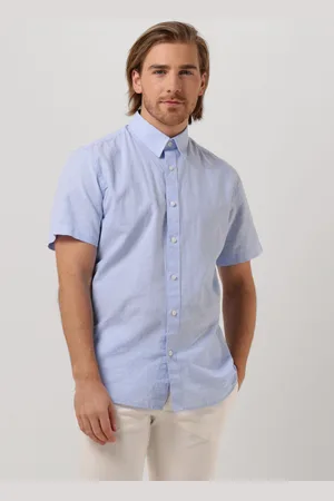SELECTED Heren Hemden Slhslimnew-linen Shirts Ss Classic W - - Maat XL