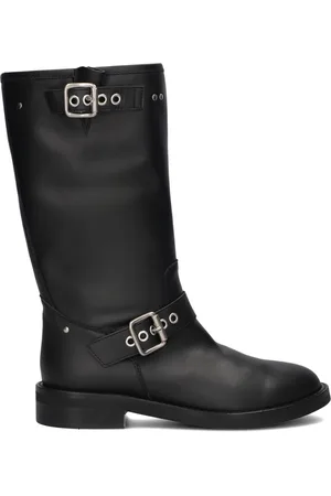 Via Roma Dames Laarzen Biker Fibbie Middle - - Maat 37