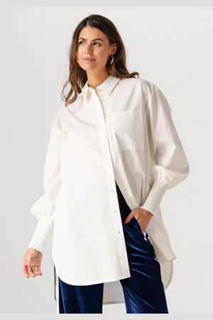 Alix the label Dames Blouses Ladies Woven Oversized Blouse - - Maat XS