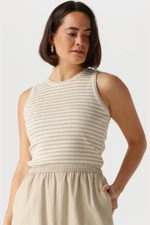 NUKUS Dames Tops & T-shirts Stefania Singlet Stripes - - Maat XL