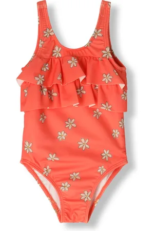 Sproet & Sprout Meisjes Zwemkleding Swimsuit Chestruffle Daisies Print - - Maat 104