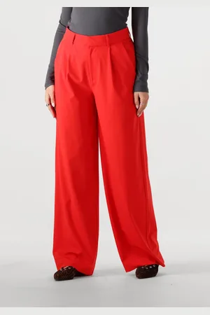 Alix the label Dames Broeken Ladies Woven Pleat Pants - - Maat XS