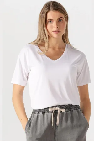 Object Dames Tops & T-shirts Objannie Re S/s V-neck Top - - Maat XL