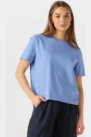 SELECTED Dames Tops & T-shirts Slfessential Ss Boxy Tee - - Maat XL