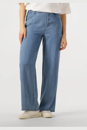 Object Dames Broeken Objframe Lisa Wide Mw Pants - - Maat XS