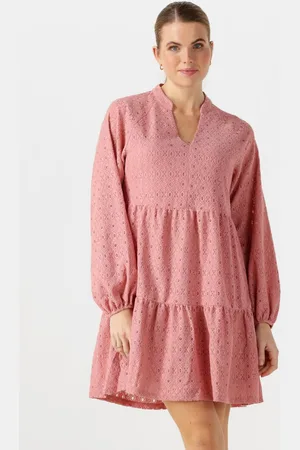 Object Dames Kleedjes Objlaila Gia L/s Re Short Dress - - Maat 34