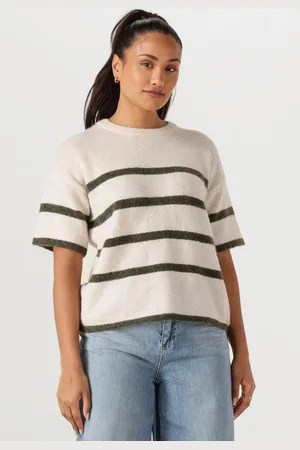 SELECTED Dames Tops & T-shirts Slfmaline-liliana 2/4 Knit O-neck - - Maat XL