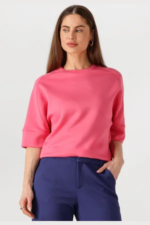 POM Amsterdam Dames Tops & T-shirts Nina Rasberry - - Maat 34
