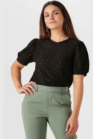 Object Dames Tops & T-shirts Objlaila S/s Re Top - - Maat XS