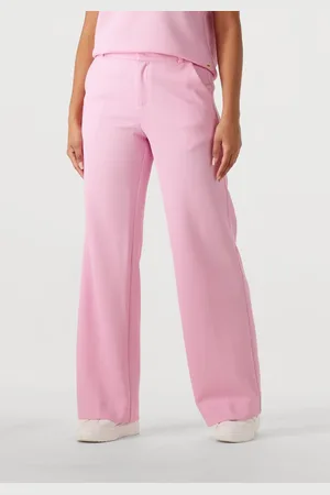 POM Amsterdam Dames Broeken Wide Leg Rose - - Maat 36