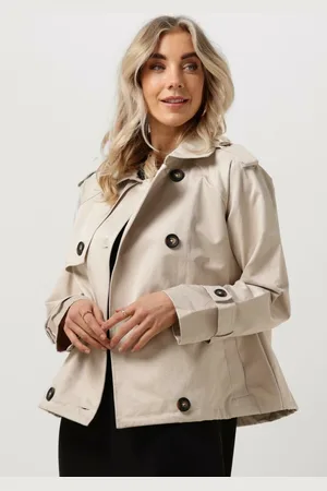 My Essential Wardrobe Dames Jassen Miramw Short Trenchcoat - - Maat 36