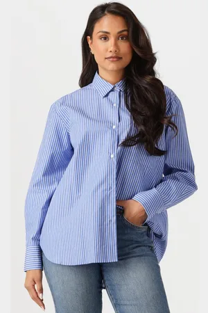 Tommy Hilfiger Dames Blouses Ess Poplin Easy Fit Shirt - - Maat 34