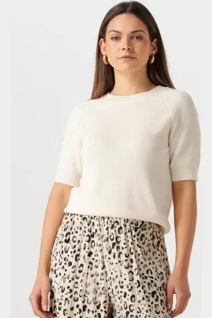 SELECTED Dames Tops & T-shirts Slfelinna New Ss Knit Top - - Maat XL