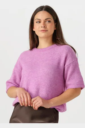 SELECTED Dames Tops & T-shirts Slfmaline-liliana 2/4 Knit O-neck - - Maat XS