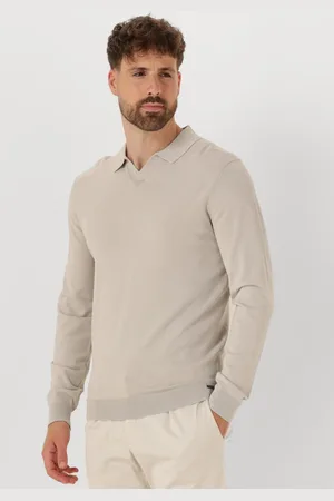 Gentiluomo Heren Truien & Vesten Polo No Button Ls K2039-260 - - Maat XL