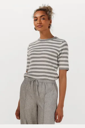 Object Dames Tops & T-shirts Objester S/s New Knit Pullover - - Maat XL